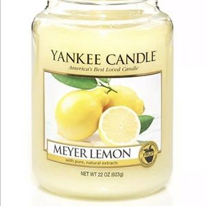 Large Yankee Candle Meyer Lemon
